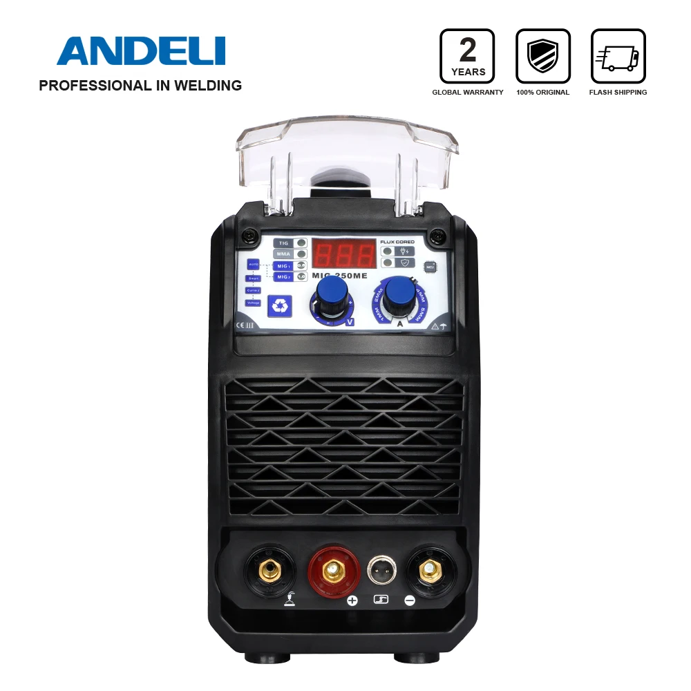 ANDELI MIG250ME MIG/LIFT TIG/ARC 3 in 1 Welder MIG Welding without GAS