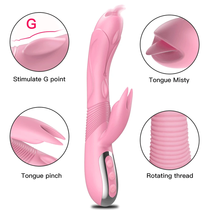Vibratore rabbit g-spot stimolatore doppio per donna_voghion.com