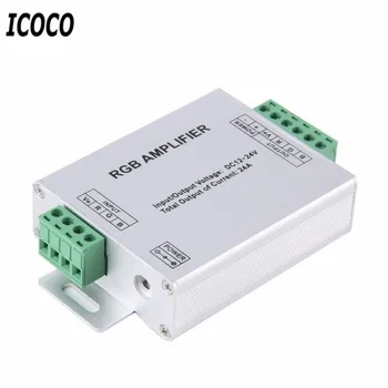 

4A Amplifier Repeater for Extend Signal LED 5050 3528 RGB Strip Light DC12-24V Power Repeater Console Controller