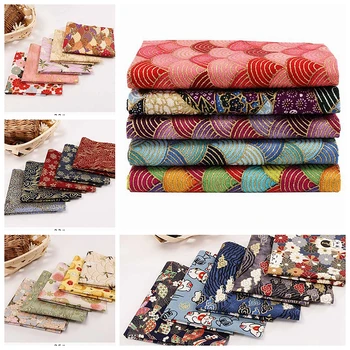 

Quilted Patchwork Fabrics Japanese Cotton Printed Fabric Kindergarten Manual Lesson Materials 20*25cm/Pcs TJ0361