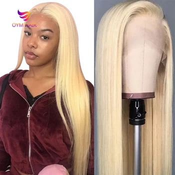 

613 Lace Human Hair Wig For Black Women 150% Straight Human Hair Wig Glueless Brazilian Remy Hair Wig 13x1 Lace Wig