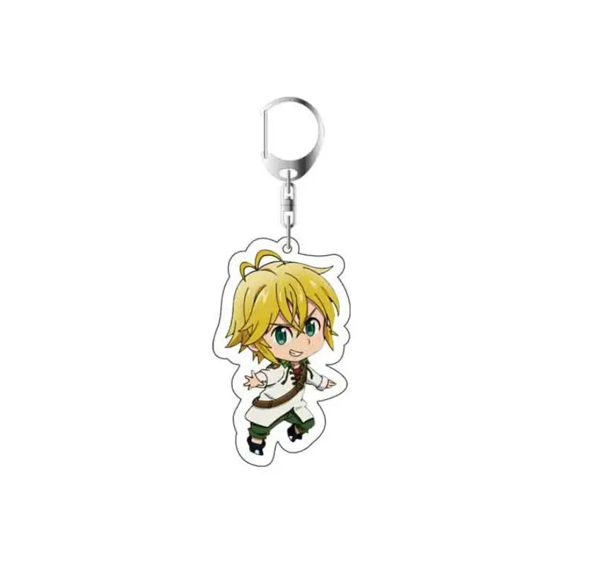 Аниме семь мертвых грехов Meliodas Ban King Zeldris Hawk милый акриловый Рисунок брелок Коллекция Модель игрушки