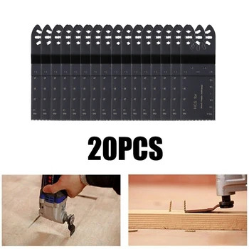 

20pcs Precisional Oscillating Saw Blades Accessories Multi Tool Saw Cutters Woodworking Tool Cutting Blade