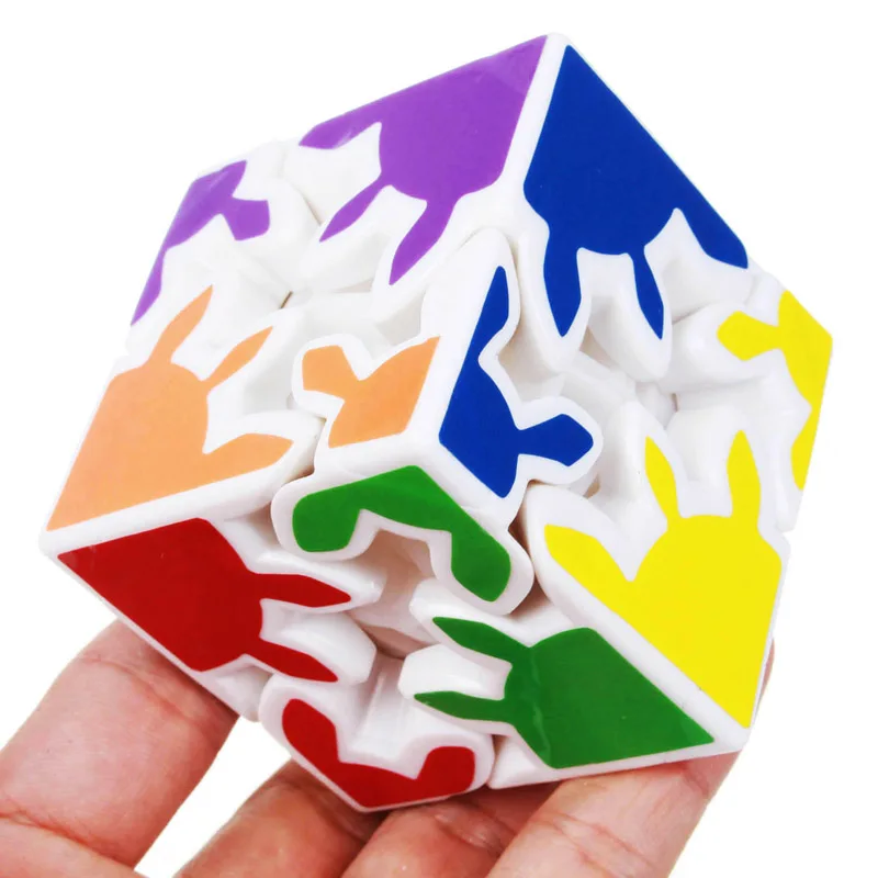 LeFun gear 2x2x2 магический куб 2x2 скоростная скручивающаяся головоломка, головоломки, сложные Интеллектуальные развивающие игрушки для детей