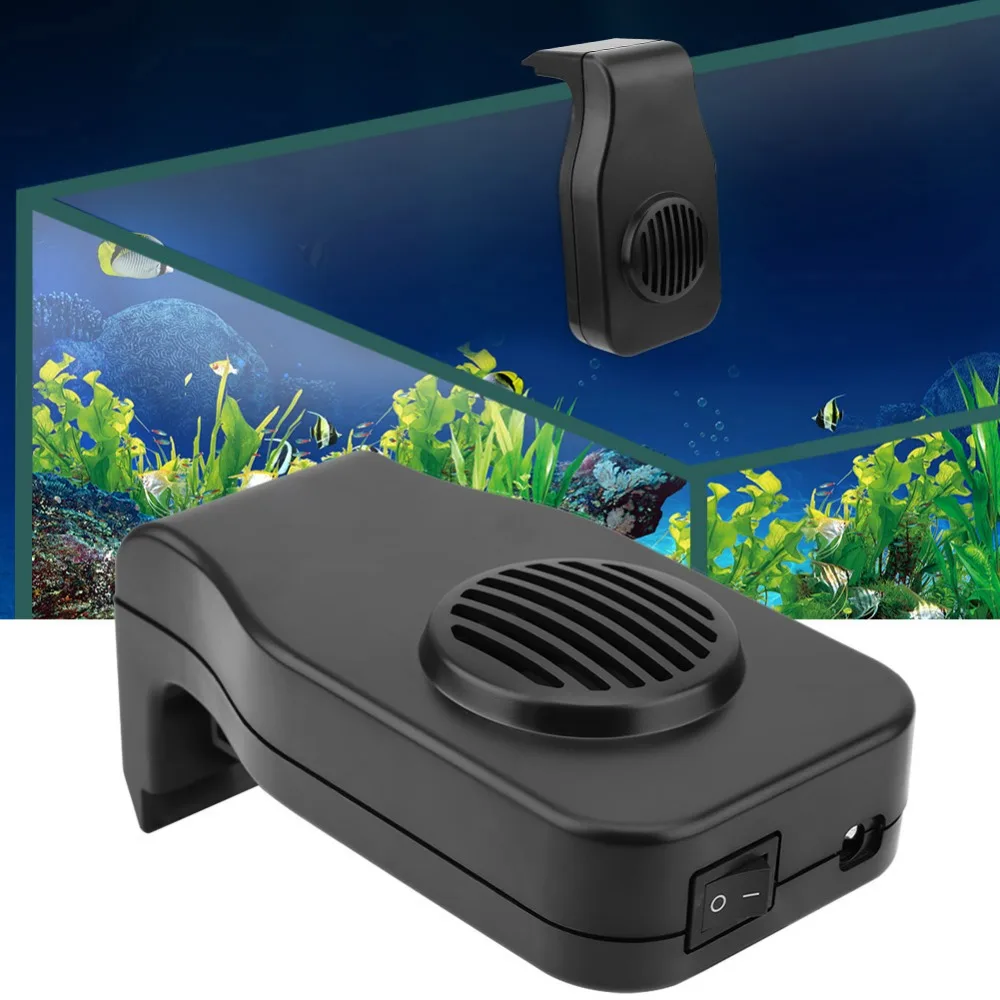 

Low Power Consumption Chillers Cooling Fans Fish tank Marine Ponds Temperature controller 110-230V w/ 90 Rotating Mounter