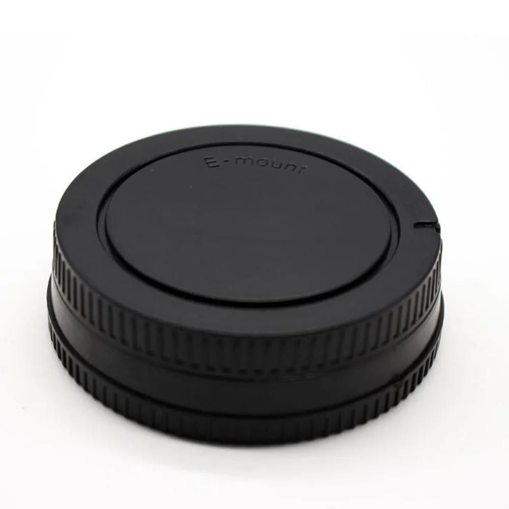 2 шт Черная задняя крышка объектива для камеры sony E-mount 18-105 16-50 50/1. 8 55/1. 8 18-55 профессиональная защитная задняя крышка объектива