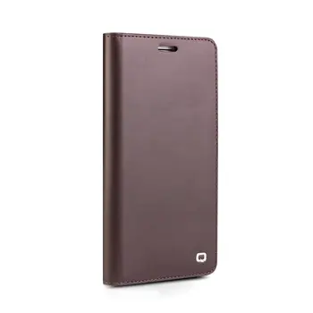 

Genuine Cow Leather Flip Type Mobile Phone Shockproof Case Protective Cover For iPhone 7 8 Card Slot Inner Double Layer