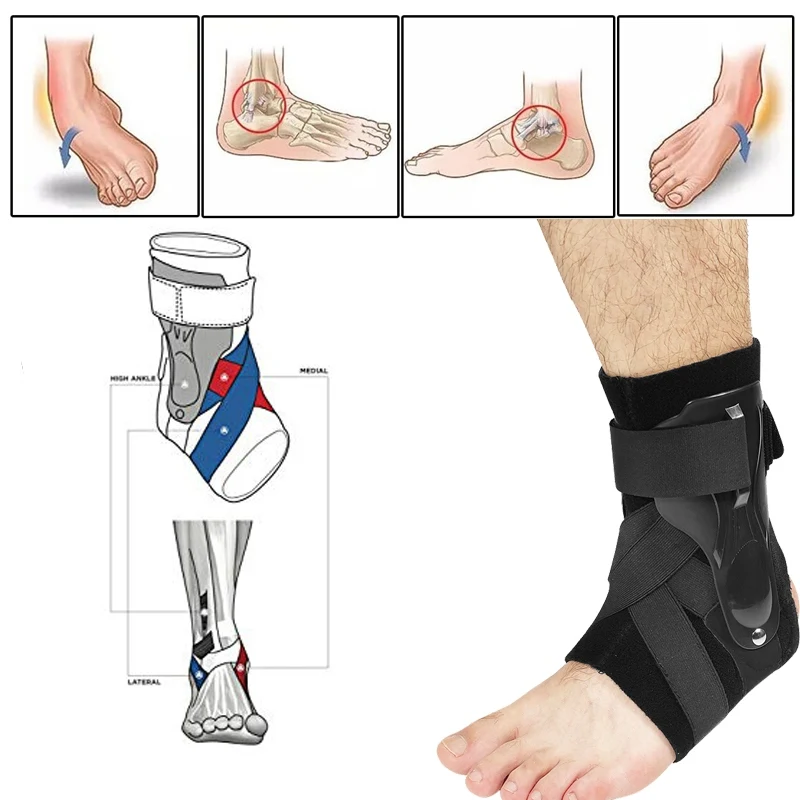

Ankle Support Brace Elastic Compression Sleeve Sport Relief Pain Foot Stabilizer Foot Guard Durable High Quality Protector Tools