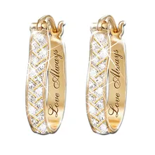 Лучшие продажи ювелирных изделий с бриллиантами Женские Роскошные серьги модные серьги