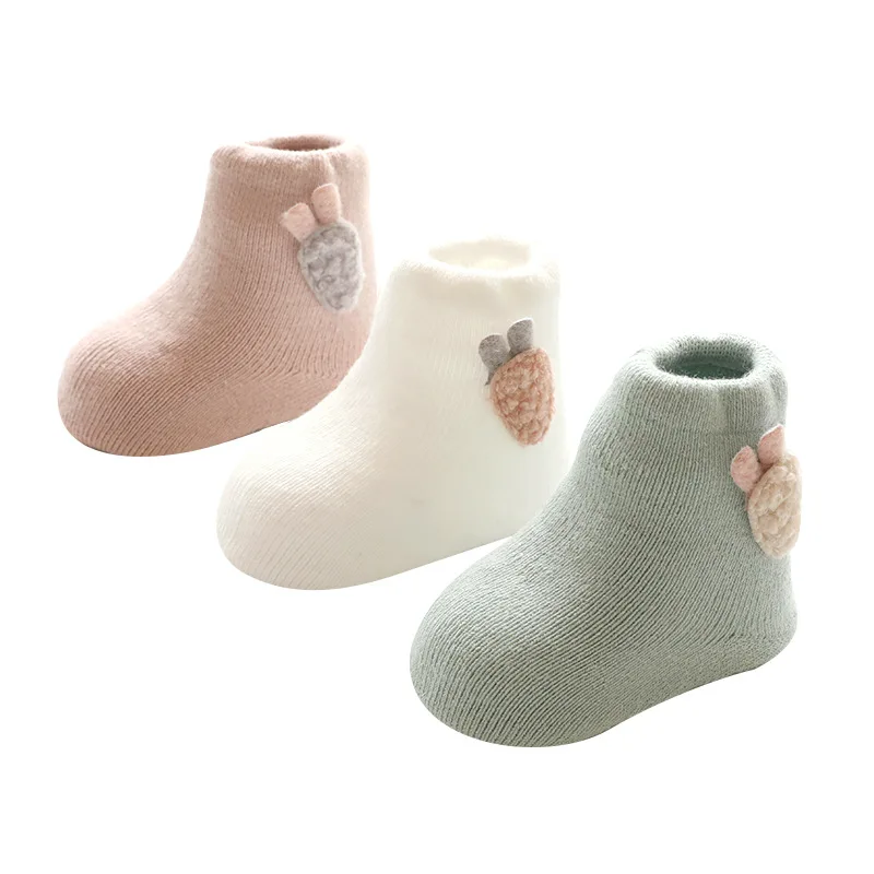 3 пары носков для малышей; зимние плотные носки для новорожденных; носки для маленьких девочек и мальчиков; мягкие детские носки; теплая одежда; аксессуары