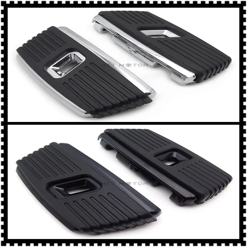 

Aftermarket free shipping Hana Square Passenger Footboard CHROMED For Harley 2006-2017 Dyna 2000-2019 Softail