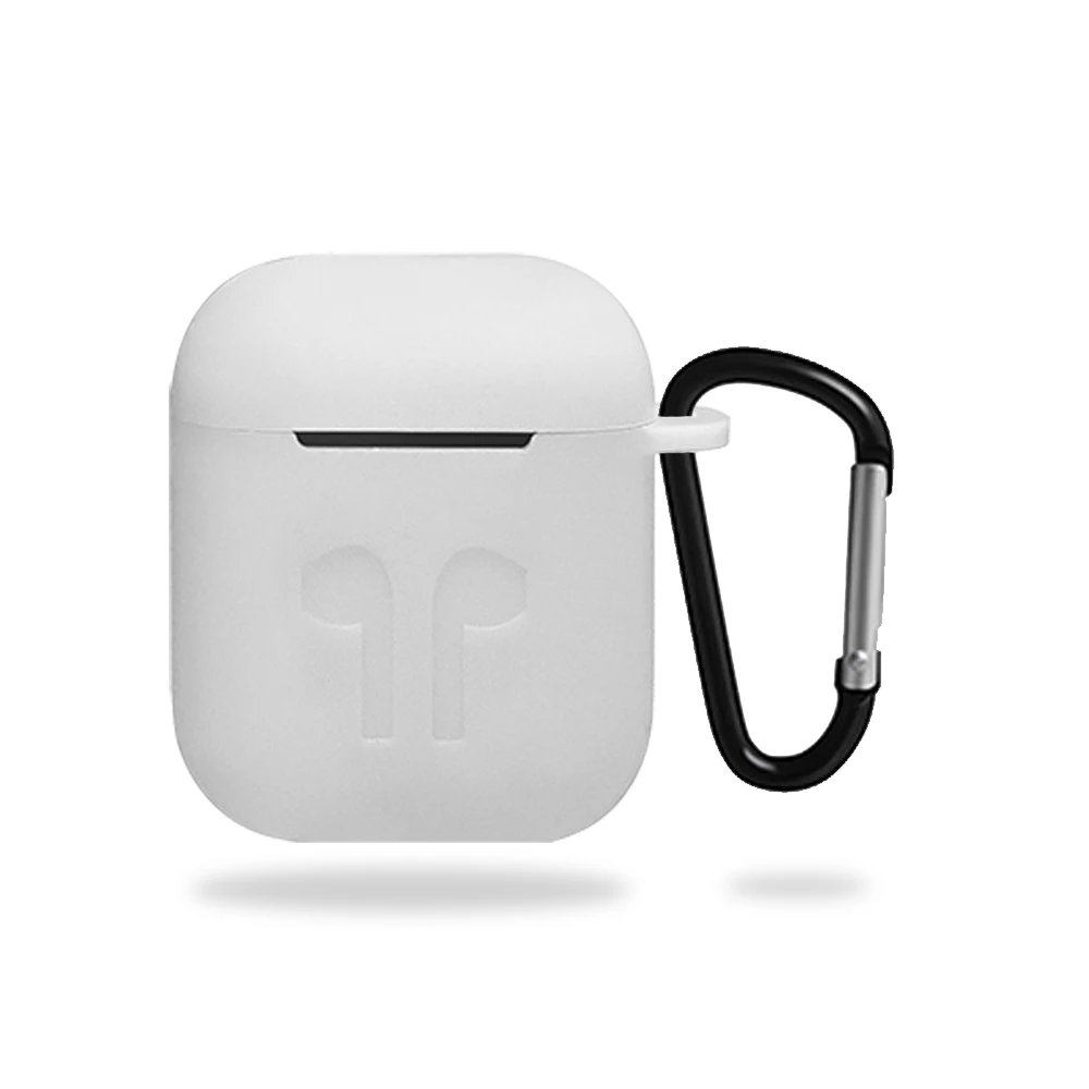 Мягкие силиконовые чехлы для Airpods 2 защитный аксессуар прозрачный Ультратонкий