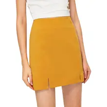 Новая осенне-зимняя винтажная юбка в стиле ампир, однотонная, бордовая Женская юбка для отдыха faldas mujer moda 25H