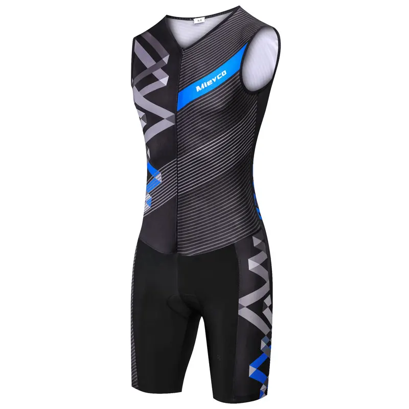 Mieyco мужской велокостюм Триатлон Speedsuit Trisuit All Out Speedsuit без рукавов Speedsuit Maillot Ciclismo Одежда - Цвет: Розовый