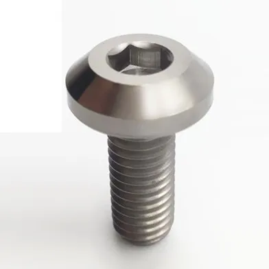 Titanium Color 1 шт. M6 M8 титановые винты для мотоцикла DIY дисковый тормоз роторный суппорт шестигранные Ti болты крепежи - Цвет: Titanium Color