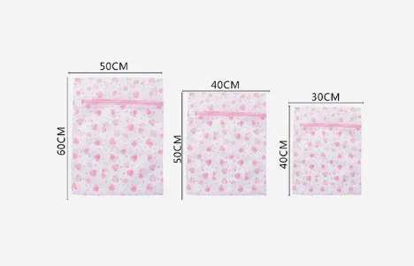 Description Picture 2 of item1PC Polyester Mesh Laundry Bag Net Wash Bags Laundry Basket for Underwear Sock Washing Machine Protect Clothes Bra Bags
