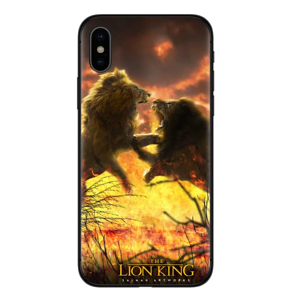 KACKYFUL Lion King Simba TPU Мягкий силиконовый чехол для телефона Apple iPhone 8 7 6 6S Plus X XS MAX 5 5S SE XR чехол Coque Capa