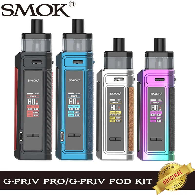 Tanie Oryginalny zestaw SMOK g-priv Pod 2500mah bateria/g-priv Pro Pod zestaw sklep