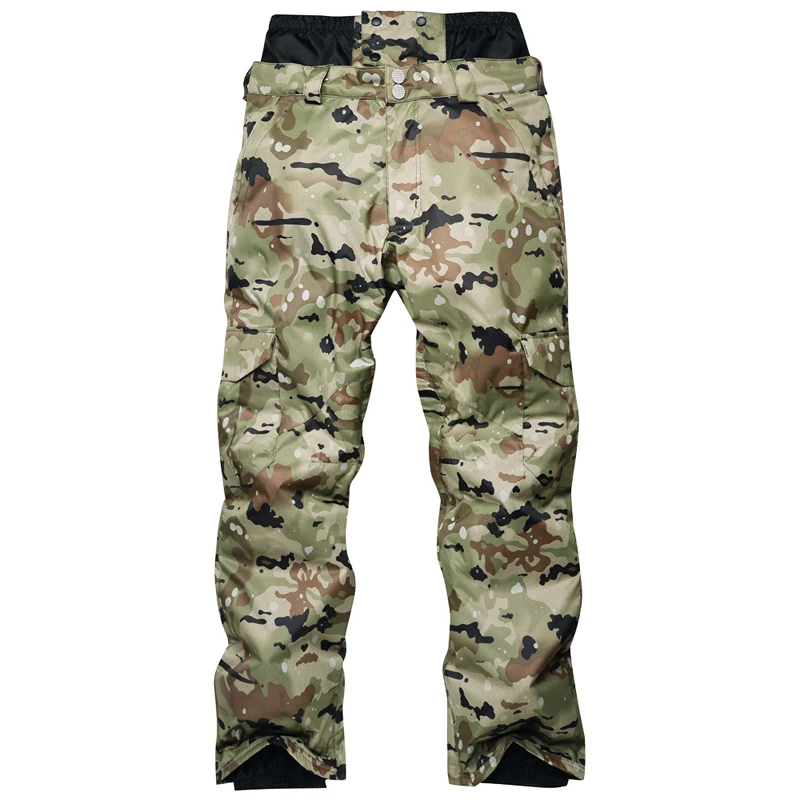 

New Waterproof Snowboard Camouflage Pants Men Winter Ski Pants Man Breathable Snow Pant Brand Male Skiing Trousers -30 Degree