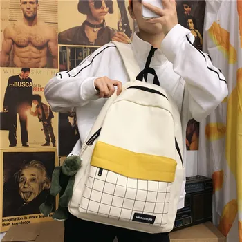 

Sweet Canvas Girls Mini Backpack Women Plaid School Bag Ladies Women's Travel Bags Small Rucksack Mochila Feminina Mujer JD02071