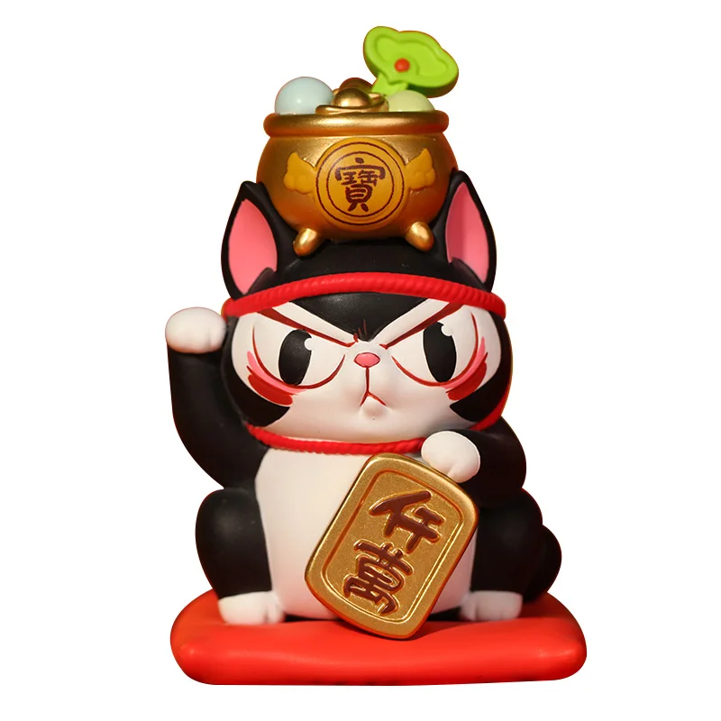 Blind box instant noodles on the cat's head with a third bomb fortune and treasure series cute doll gift authentic Blind box instant noodles on the cat's head with a third bomb fortune and treasure series cute doll gift authentic