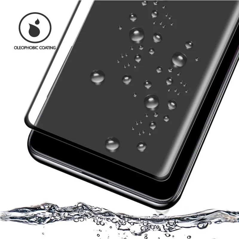 Для samsung Galaxy Note 10 Pro 3D полное покрытие из закаленного стекла Защитная пленка для экрана с отпечатком пальца сенсорный получить пленку камеры бесплатно