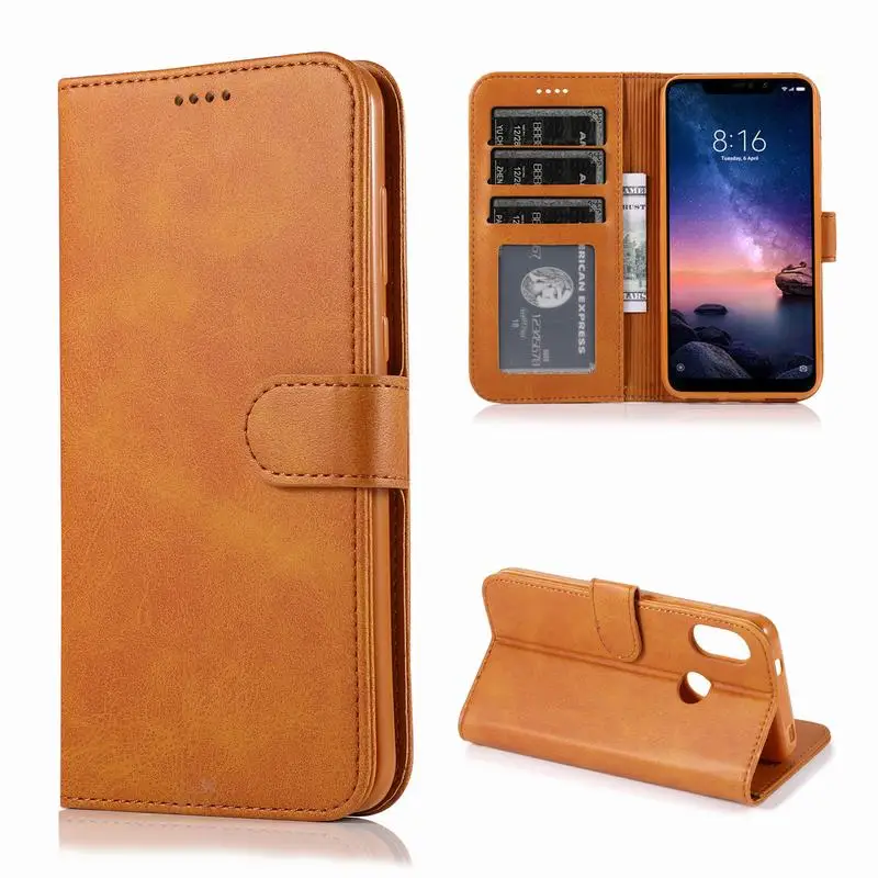 Yellow Case Чехол для Xiaomi mi A2 Lite, чехол, Роскошный кошелек, Кожаный флип-чехол для xaomi mi A2 Lite A2lite A 2, чехол для мобильного телефона s Xio mi - Цвет: Yellow Case