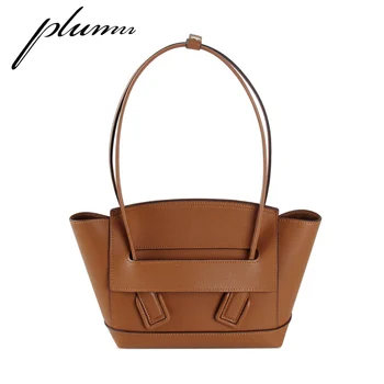 

Plumn Women's Handbags Women's Single Shoulder Bag with Lychee Grain Leather