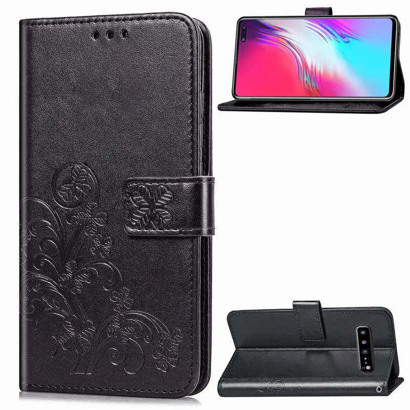 

For SamSung Galaxy S10 5G Case Magnetic Flip Leather Soft Silicone Back Cover For SamSung S10 5G G977 Wallet Card slot Cover