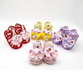 

Summer Toddlers Baby Cute Bow Soft Sole Shoes Kids Baby Girls Shoes Skid Proof Princess Shoes