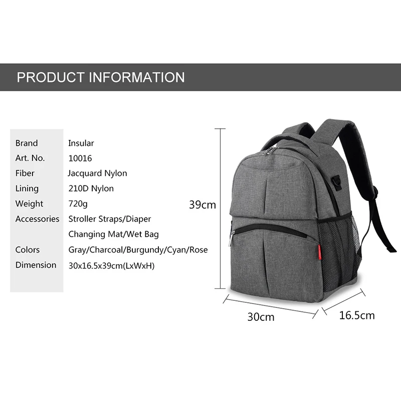 Mommy Nursing Bags Travel Backpack Designer Stroller Baby Diaper Bag Baby Care Mummy Maternity Nappy bag Baby Stroller Bag