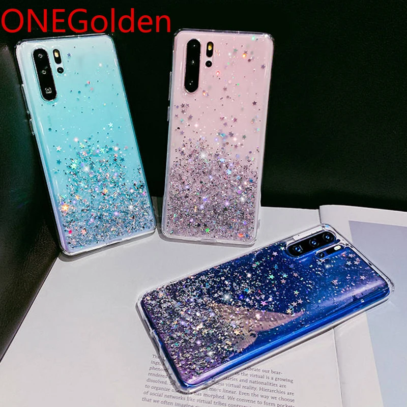 Чехол с блестками для Huawei P Smat 2019 Mate 9 9Pro 20 30 Pro 20X P9 P9Plus P10 P10Plue Enjoy Z 7 8 10Plus 9S 7C|Бамперы| |