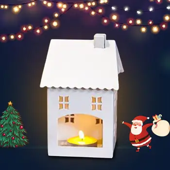 

Christmas Nordic style candle holder wooden candle holder candlestick lantern home decor estilo nordico decoracion casa 20N8