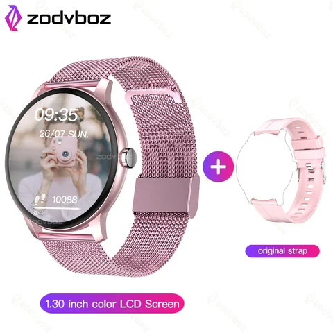 New Smart Watch Women Full Touch Screen Sports Fitness Women Watch Waterproof IP67 For Android ios Smartwatch Women Men