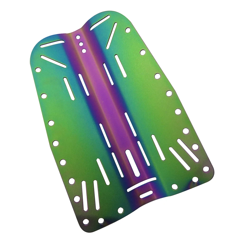 Lightweight Titanium Alloy Dive Backplate Scuba Diving BCD Harness Back Plate Scuba Diving Back Plate for Water Sports 
