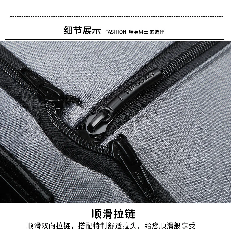 Amazon Cross Border Men Business Folding Suit Travel Bag Wet And Dry Separation Waterproof Large Capacity Hand Suit Bag