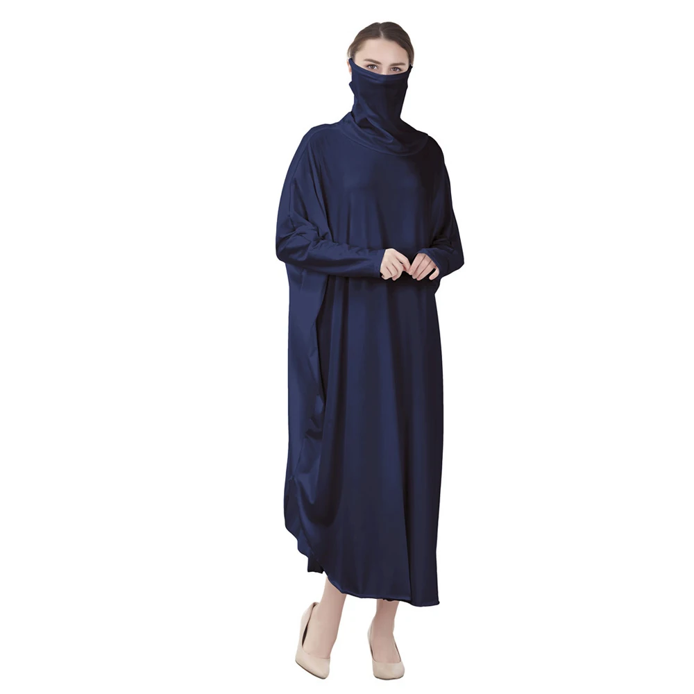 Новинка для хиджаба абайя мусульманская женская вуаль джилбаб исламский Бурка Кафтан Макси Молитвенное платье халат кафтан арабский химар Niqab абайя s Ближний Восток