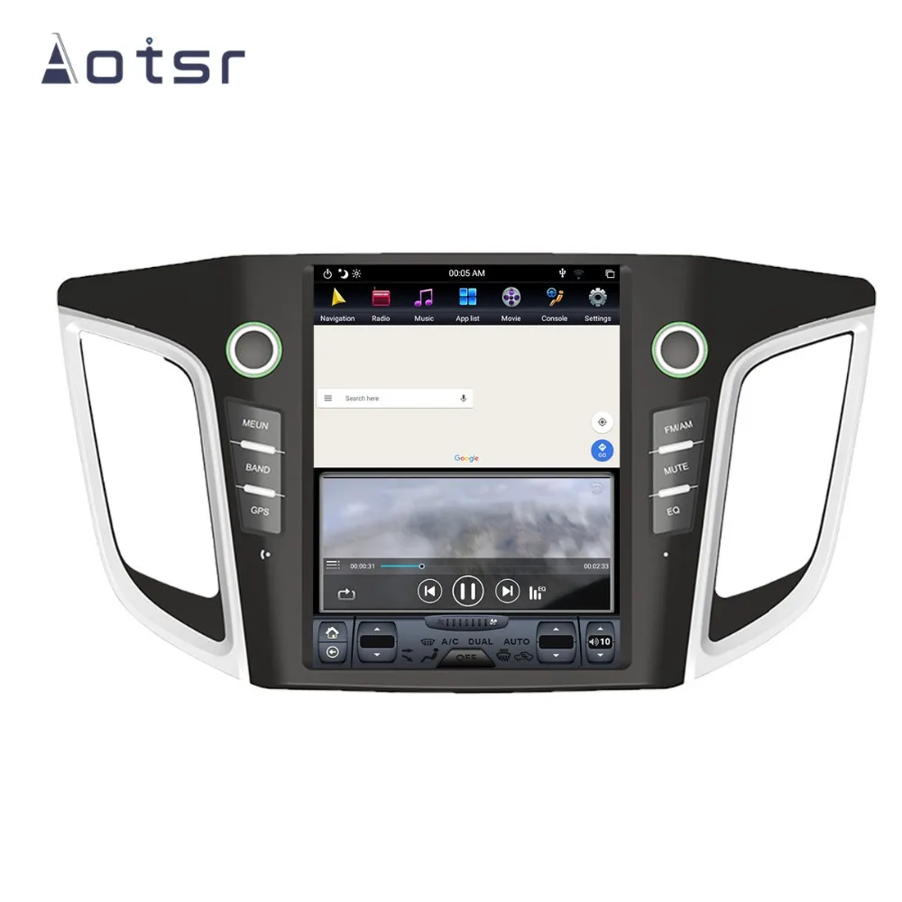 Excellent Tesla Styel Android 8.1 Car DVD player GPS Navigation For Nissan Patrol 2010-18 Auto Stereo Multimedia Head Unit recorder Player 10