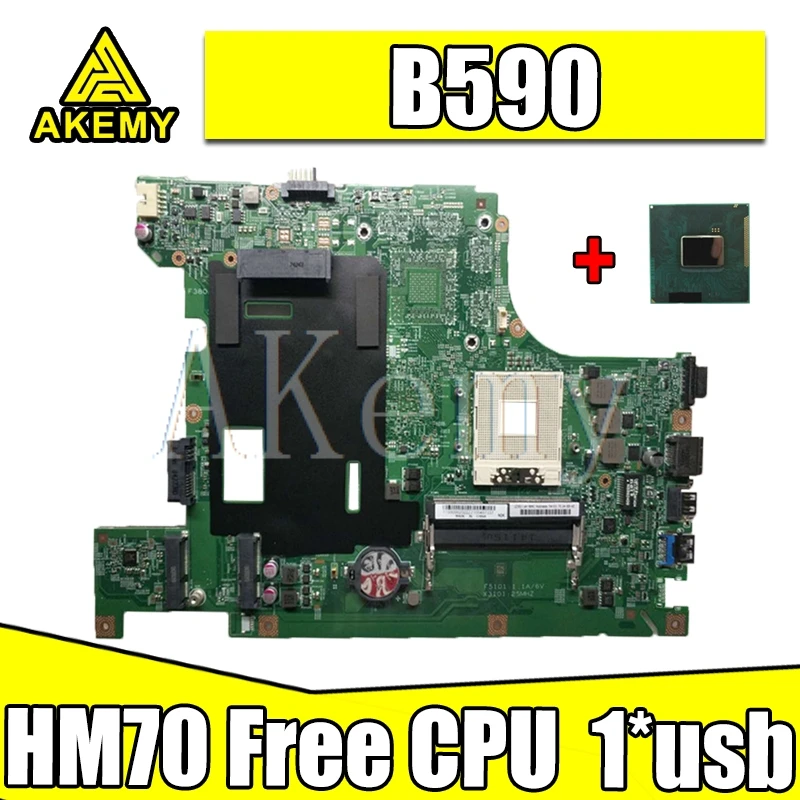 B590 материнская плата для ноутбука UMA PGA989 DDR3 подходит For Lenovo B580 V580c Mainboard LA58 MB HM70