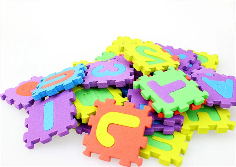 Sozzy 36 шт./компл. мини-головоломка 26 букв алфавита и цифрами для малышей и детей постарше игровой коврик развивающая игрушка мягкие поролоновые маты рано узнать детских игр