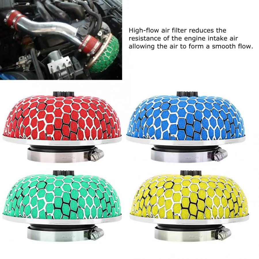 

Sponge Air Filter Cleaner Mushrooms Shape Accessory 76-89MM for Various Cars Car Modification Tool