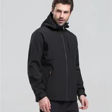 Мягкий плащ куртка настраиваемая на открытом воздухе команда рабочая одежда Hazmat вышитый логотип теплый ветрозащитный