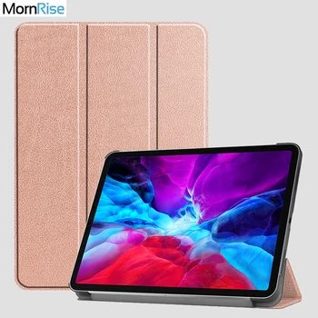 

For iPad pro 12.9 2020 Case Auto Sleep Luxury Magnetic Smart Cover New pro 12.9 inch Leather Cases Tablet Stand Trifold Fundas