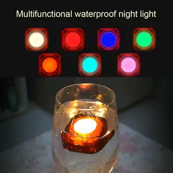 

Multi-Functional Waterproof RGB Night Light 7 Color Light USB Intelligent Rechargeable Mini Electronic Candle Night