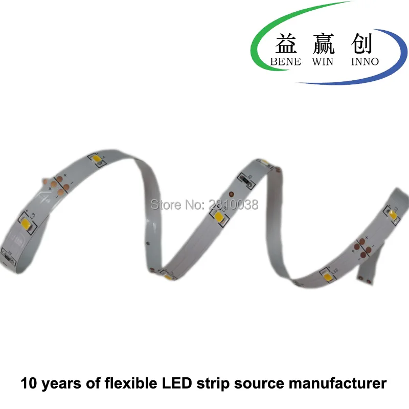 

100M/Lot High CRI Ra90 2835 led strip DC 12/24V 8mm wide led light strip non waterproof 30leds/M flexible led strip with 6W/M