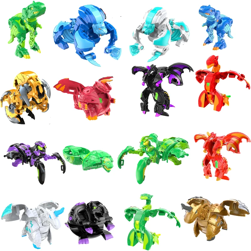 BAKUGANES-juguete de fusión de metales para niños, monstruo, bola, giroscopio, Beyblade, deformación instantánea