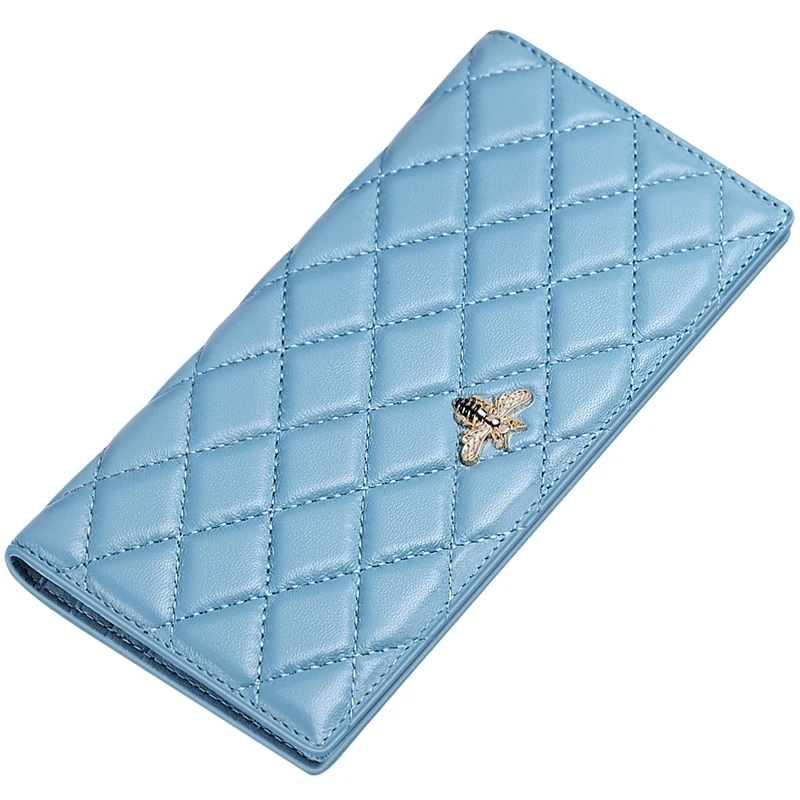 WilliamPolo New Long Women's Wallet Full-Grain leather Ultra-thin Multi-Card Holder Simple Large-Capacity Card Holder Anti-theft WilliamPolo New Long Women's Wallet Full-Grain leather Ultra-thin Multi-Card Holder Simple Large-Capacity Card Holder Anti-theft