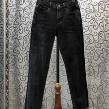 Новинка года; зимние джинсы; женские брюки; 1202