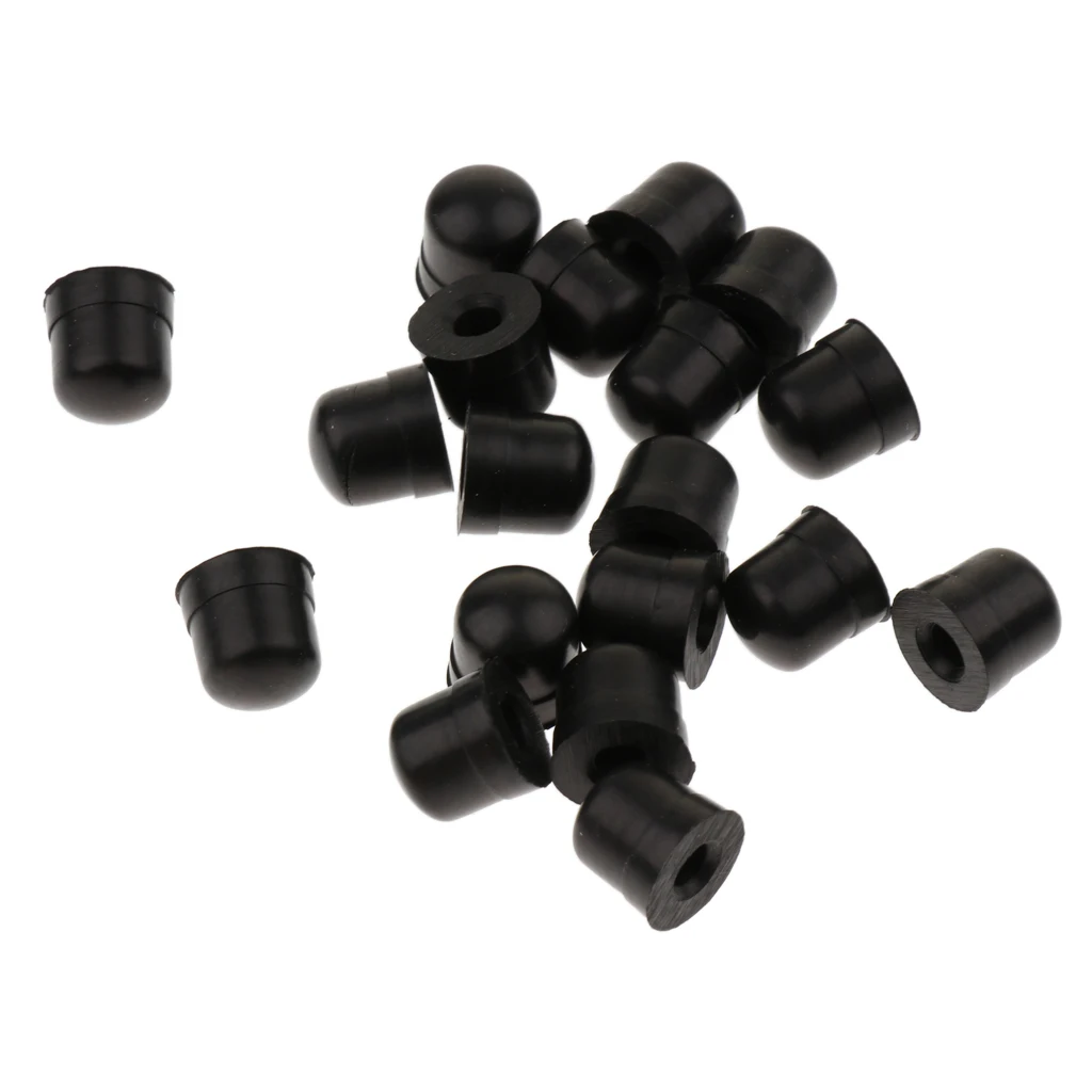 20 Pcs Trombone Slide Bow Rubber End Tip Bumper for Trombone Repair Parts