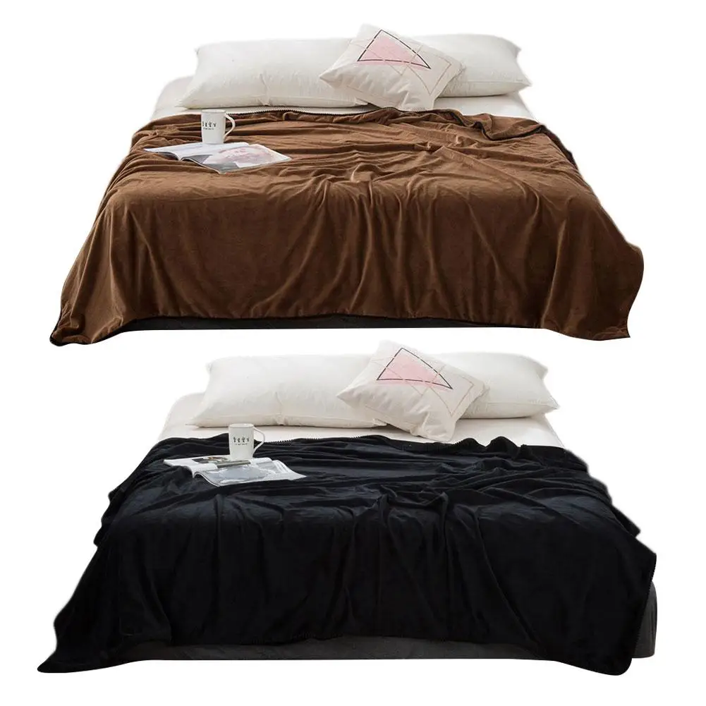 

Nap Blanket Thick Double Blanket Duvet Cover Plush Blanket Soft Crystal Velvet Quilt Cover Multifunctional Blanket Home Travel